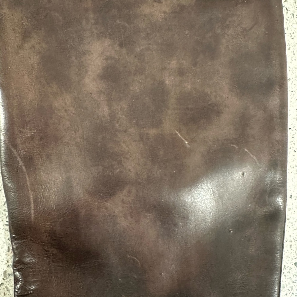 Frye Betty Inside Zip Dark Brown Heeled Boots - Picture 11 of 16
